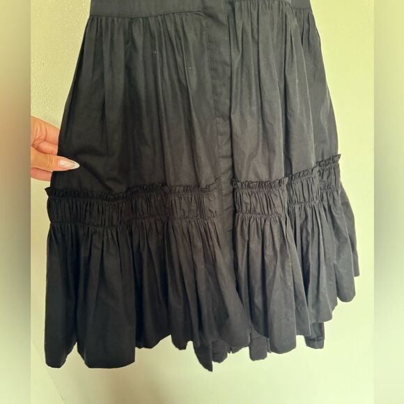 Anthropologie x Maeve Halter Black Tiered Ruffled Sundress Small - Picture 9 of 14
